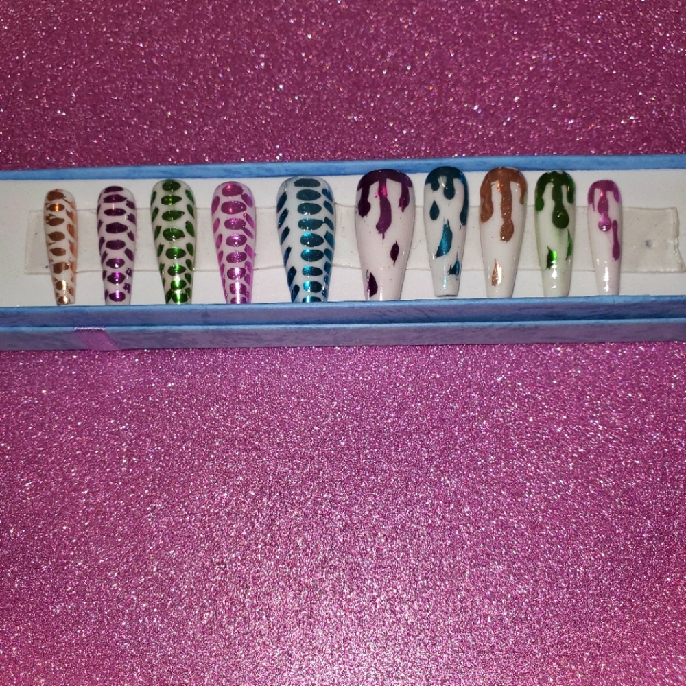 Luxury gel press-ons